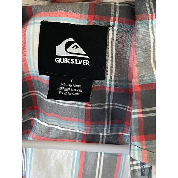 Quiksilver boys 7 button front shirt - Picture 2 of 2
